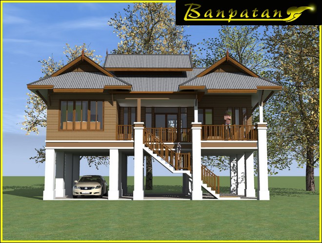 แบบบ้านใต้ถุนสูงโล่ง