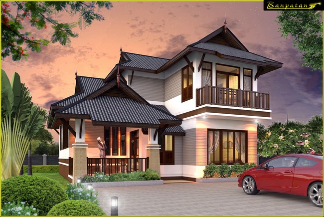 แบบบ้านชั้นครึ่ง