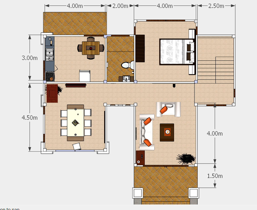 แบบบ้านสองชั้น4ห้องนอน